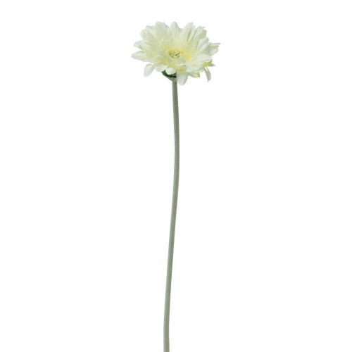 Itens Flores Artificiais Gérbera Branca 45cm