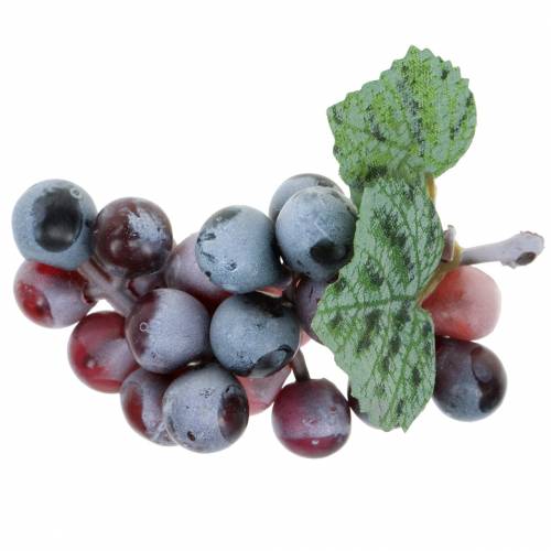 Mini uvas artificiais Bordeaux 9cm