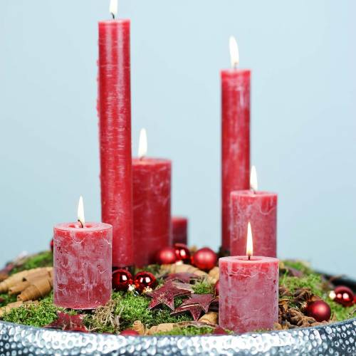 Itens Estrela de coco vermelha 5cm 50 peças decoração de natal estrelas decorativas