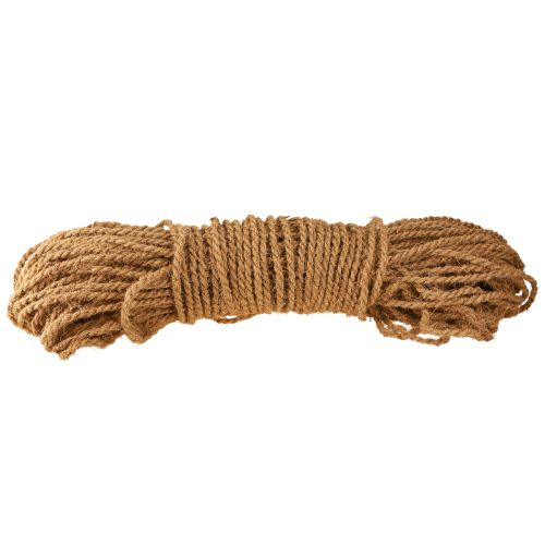Itens Corda de coco com fio de coco, corda natural de coco Ø0,6–0,8cm 120m