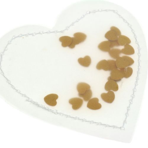 Itens Confete coração dourado 5cm 24 un