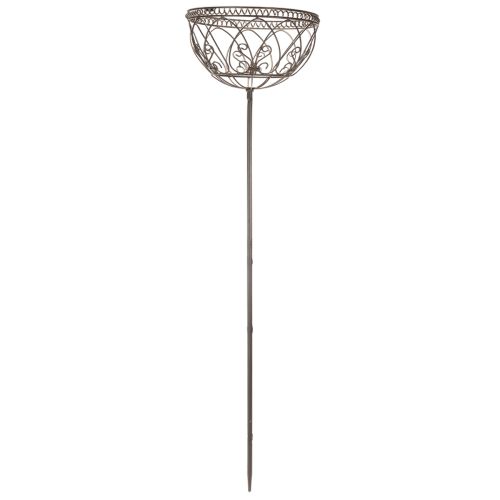 Itens Cesto de jardim em metal, item decorativo em estilo vintage para uso elegante ao ar livre, 95 cm