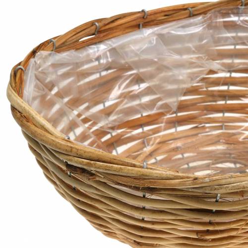 Floristik24 Cesto de flores x3 oval conjunto com três tamanhos muito estáveis