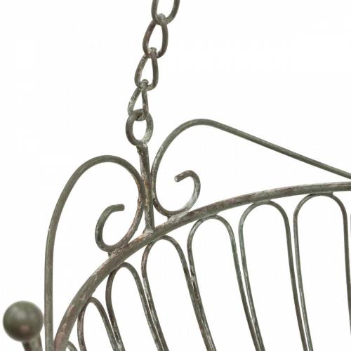 Floristik24 Cesto de flores cesto decorativo para plantas ferrugem metal lavado branco Ø28/22cm conjunto de 2