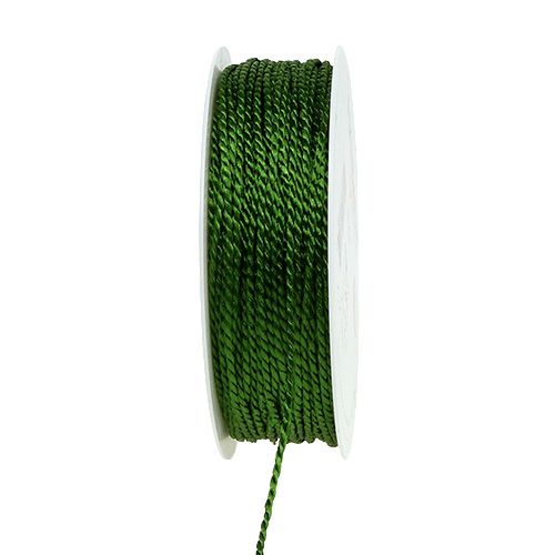 Floristik24 Cordão verde musgo 2mm 50m