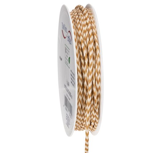 Fita para presente, cordão bicolor, 3mm, 20m
