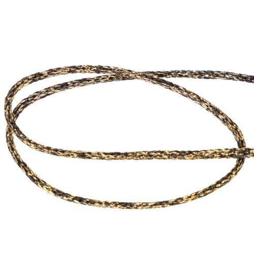 Cordão brilhante para embrulho de presentes e decoração, 3mm, 20m | Floristik24.pt