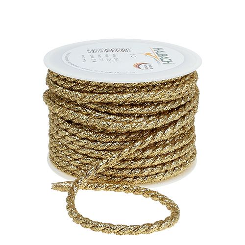 Cordão de ouro 6mm 25m