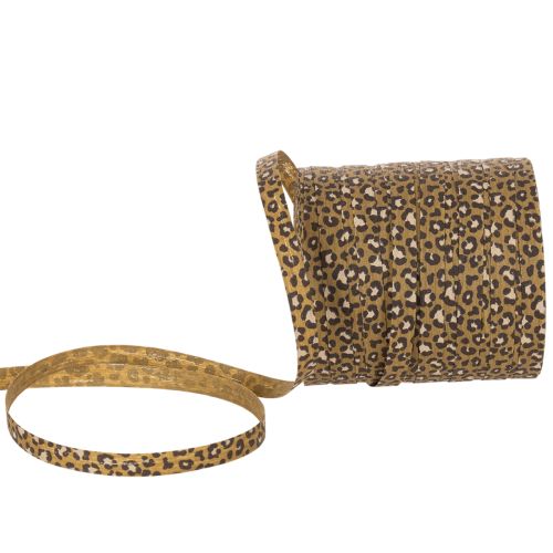 Fita encaracolada, estampa de leopardo, fita para embrulho criativo de presentes, 10 mm, 100 m comprar | Floristik24.pt