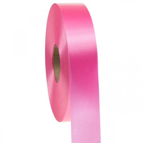 Floristik24 Fita decorativa fita ondulada rosa 30mm 100m