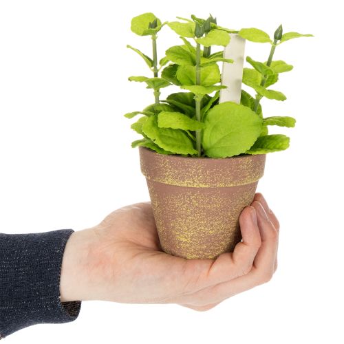 Itens Vaso artificial para ervas aromáticas com ervas decorativas para cozinha, jardim, varanda ou terraço, 15m³, 3 peças