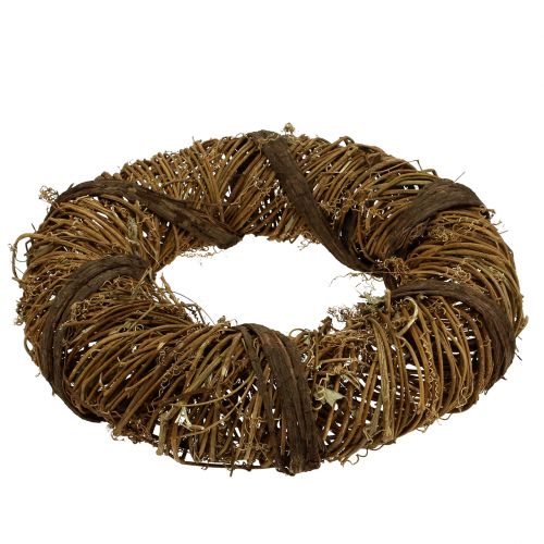 Floristik24 Coroa de Clematis natural Ø35cm