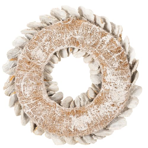 Guirlanda de árvore de esponja natural para decoração 37cm | Floristik24.pt