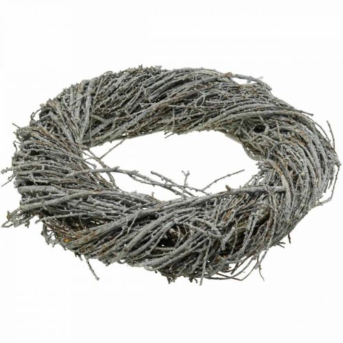 Itens Coroa de pinho grinalda natural ramos de pinho grinalda decorativa branca Ø40cm