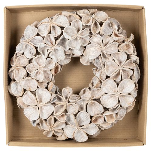 Guirlanda com Flor de Lótus, Decoração Natural, Flores Secas, 35cm | Floristik24.pt