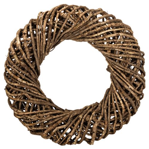 Guirlanda decorativa feita de ramos naturais, guirlanda de rattan, redonda, grande, 45 cm comprar | Floristik24.pt