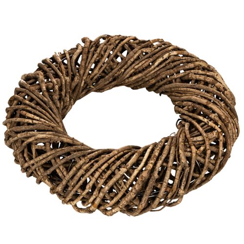 Guirlanda decorativa feita de ramos naturais, guirlanda de rattan, redonda, grande, 45 cm | Floristik24.pt