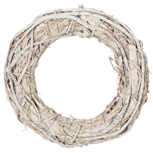 Guirlanda de galhos para porta, decoração grande de 40 cm