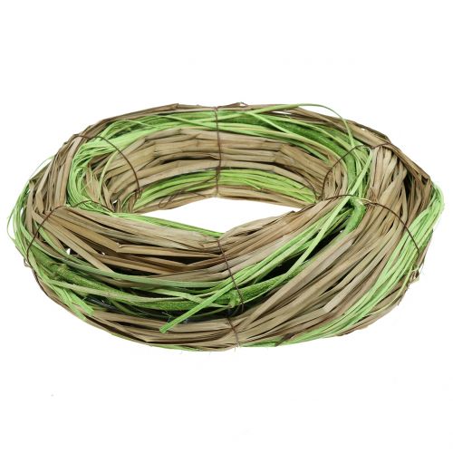 Floristik24 Grinalda de bastão com natureza de salgueiro / verde Ø24cm