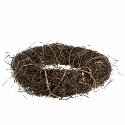 Floristik24 Coroa de videira com natureza de salgueiro Ø35cm
