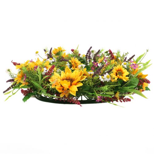 Floristik24 Guirlanda de girassóis Ø40cm