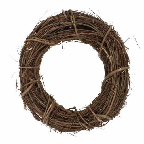 Floristik24 Grinalda decorativa salgueiro Ø30cm grinalda natural para porta ou janela