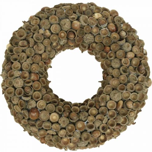 Itens Coroa de bolotas para decoração de outono natural Ø30cm