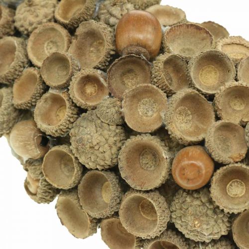 Itens Coroa de bolotas para decoração de outono natural Ø30cm