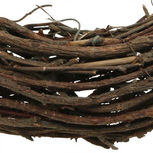 Floristik24 Guirlanda de videira Ø35cm natural grinalda decorativa marrom