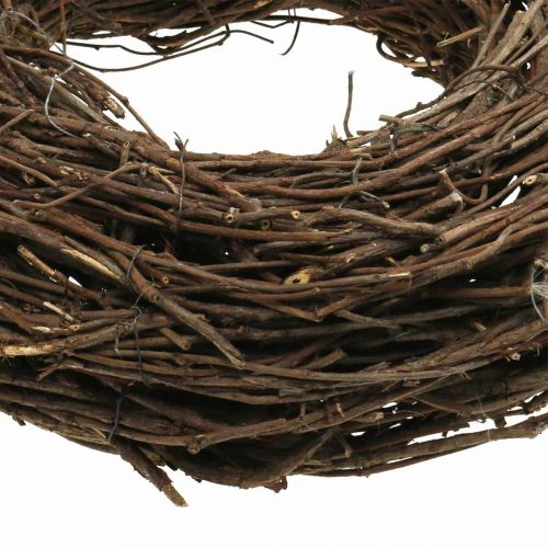 Floristik24 Guirlanda de videira Ø45cm marrom natural para decoração