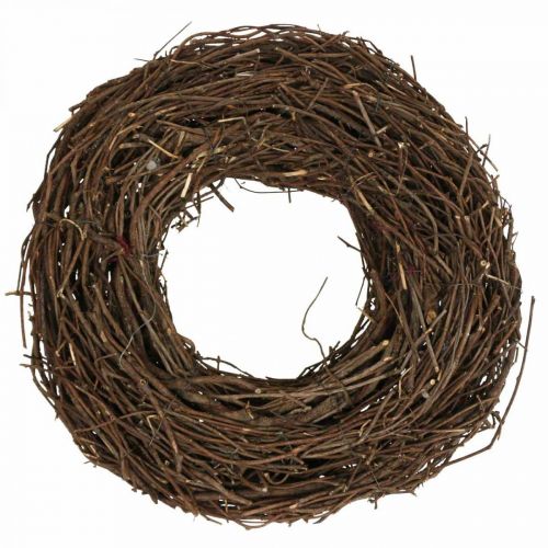 Floristik24 Guirlanda de videira Ø45cm marrom natural para decoração