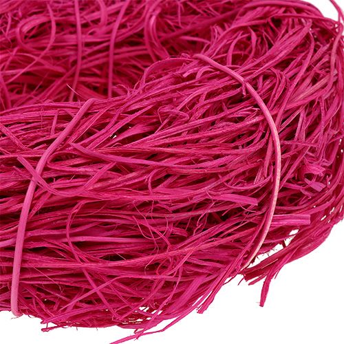 Floristik24 Grinalda de rattan Ø20cm rosa 1p