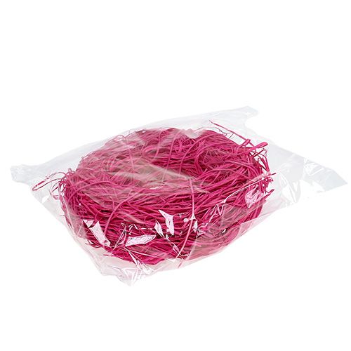 Floristik24 Grinalda de rattan Ø20cm rosa 1p