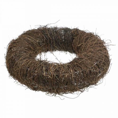 Floristik24 Coroa de videira Coroa marrom grande feita de ramos de videira Coroa de madeira natural Ø45cm