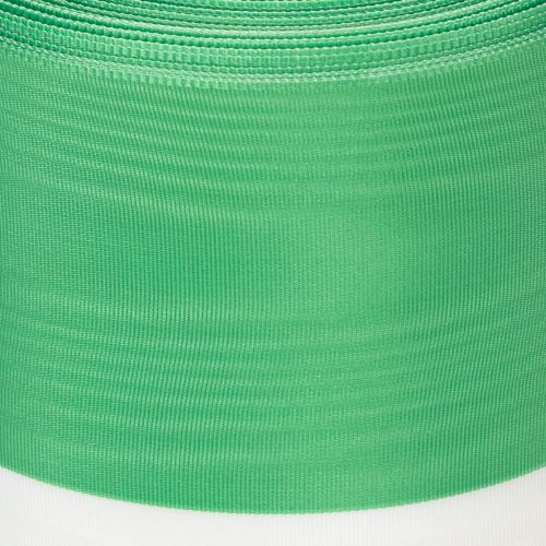 Fita de guirlanda Moiré 125mm x 25m em verde e branco, fita de tafetá trançada, fita nacional, fita decorativa | Floristik24.pt