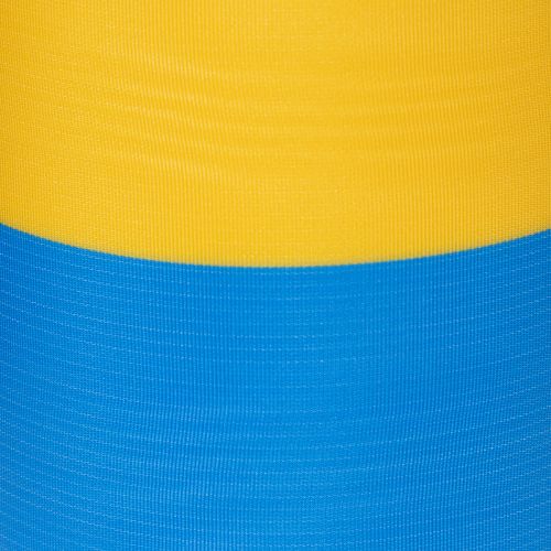 Fitas de guirlanda Moiré de 150 mm em azul e amarelo - fita decorativa e de luto premium, para celebrações, fita para laço. | Floristik24.pt