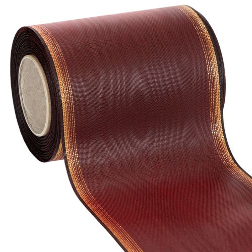 Fita guirlanda Bordeaux Moiré Fita decorativa 125mm comprar | Floristik24.pt