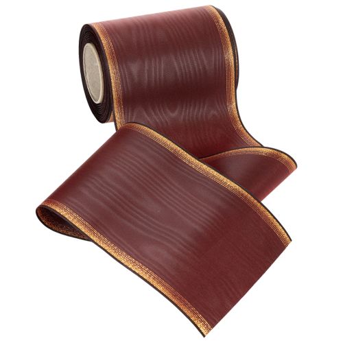 Fita guirlanda Bordeaux Moiré Fita decorativa 125mm | Floristik24.pt