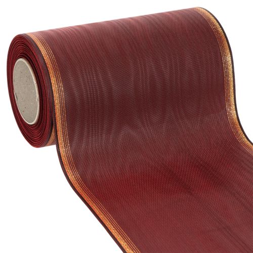 Fita decorativa em formato de coroa de louros com borda dourada, 175 mm, comprar | Floristik24.pt