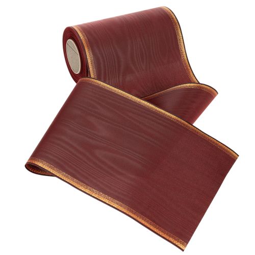 Itens Fita decorativa em formato de coroa de louros com borda dourada, 175 mm,