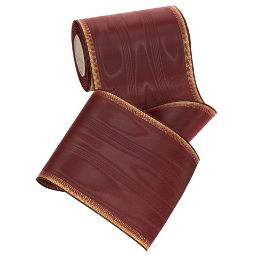 Itens Fita de guirlanda Moiré 150 mm fita de tafetá Bordeaux decoração