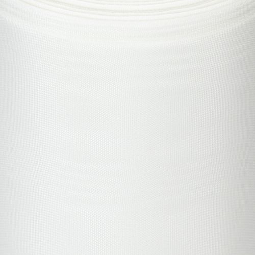 Fita decorativa branca para coroa de flores, 125 mm, 25 m, para cerimônias fúnebres e decoração de túmulos. | Floristik24.pt