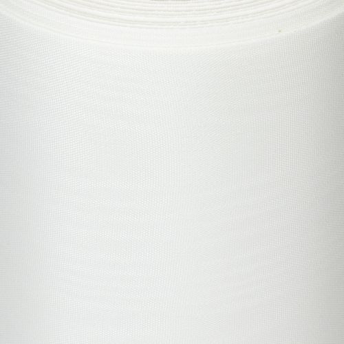 Itens Fita branca para coroa de flores em funerais, 175 mm de largura, 25 m de comprimento, fita de acetato de alta qualidade.