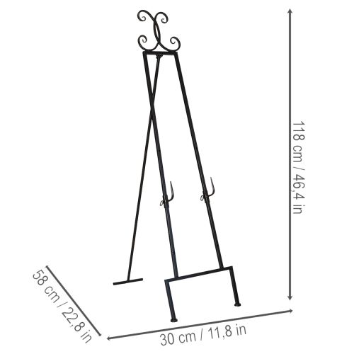 Itens Suporte decorativo para guirlanda com base estável, perfeito como acessório versátil, 118 cm
