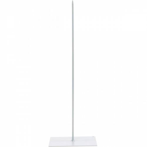 Floristik24 Suporte de grinalda em metal branco para grinaldas Alt.30cm