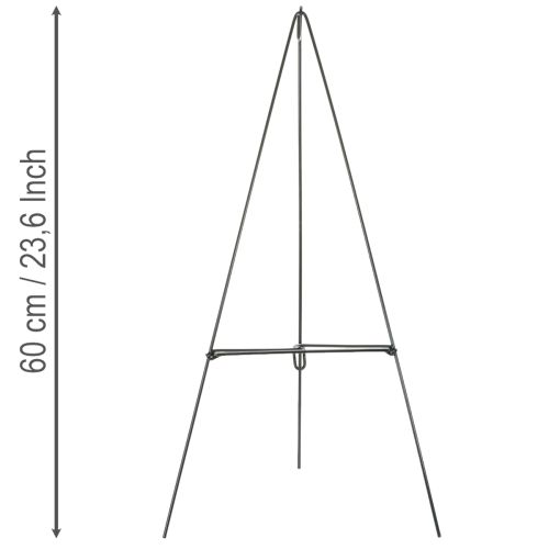 Suporte para coroa de flores verde-escuro – para coroas menores com até 50 cm de diâmetro. | Floristik24.pt