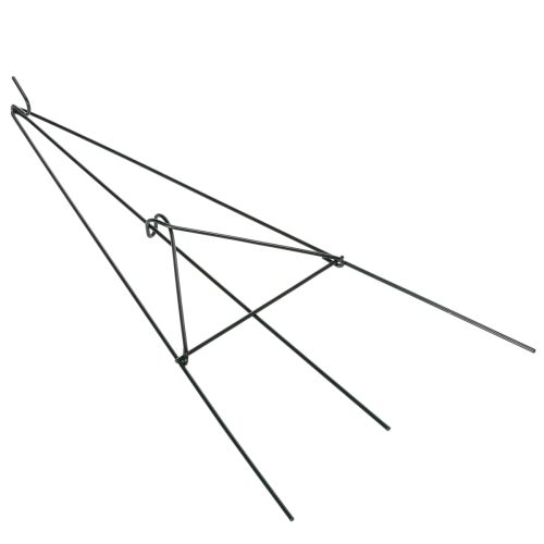 Suporte para coroa de flores verde-escuro – para coroas menores com até 50 cm de diâmetro. | Floristik24.pt