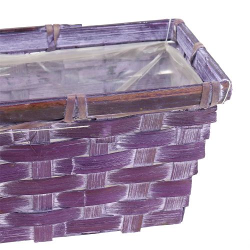 Itens Cesto de batatas fritas quadrado roxo/branco/rosa 6 un