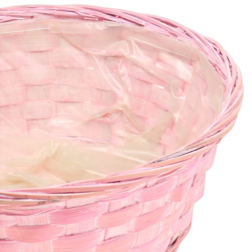 Itens Cesto de chips redondo lilás/branco/rosa Ø25cm 6pcs