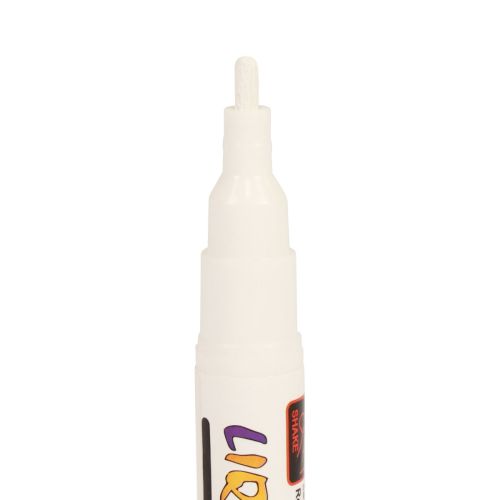 Itens Marcador de giz caneta de giz branco solúvel em água 3mm 1x